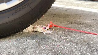 Crushing Crunchy & Soft Things by Car! EXPERIMENTS - BABY DOG vs CAR TEST