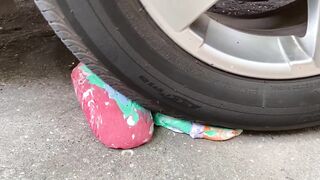 Crushing Crunchy & Soft Things by Car! EXPERIMENT: CAR vs Orbeez