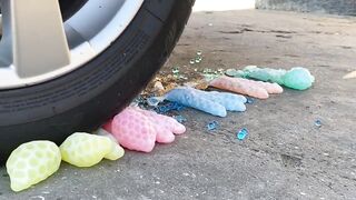 Crushing Crunchy & Soft Things by Car Compilation! Car vs pringles , watermelon , baby cat and more!
