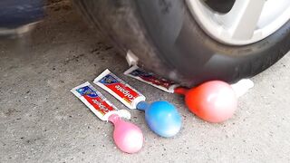 Crushing Crunchy & Soft Things by Car! - EXPERIMENT: WATERMELON VS CAR TEST