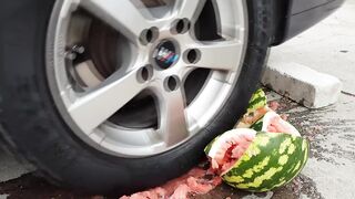 Crushing Crunchy & Soft Things by Car! - EXPERIMENT: WATERMELON VS CAR TEST