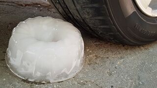 Crushing Crunchy & Soft Things by Car! EXPERIMENT car vs ice