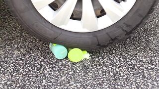 Crushing Crunchy & Soft Things by Car! EXPERIMENT: Coca-Cola, Fanta, Sprite, Pepsi vs Orbeeze