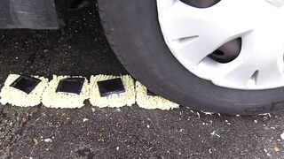 Crushing Crunchy & Soft Things by Car! EXPERIMENT: Coca-Cola, Fanta, Sprite, Pepsi vs Orbeeze