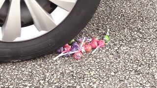 Crushing Crunchy & Soft Things by Car! EXPERIMENT: Car vs Coca Cola, Fanta, Mirinda Eggs