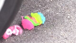 Experiment Car vs Coca Cola, Fanta, Rainbow Balloons | Crushing Crunchy & Soft Things by Car