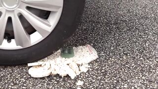 Crushing Crunchy & Soft Things by Car! - EXPERIMENT: CAR VS PLAY DOH