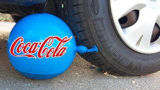 Experiment Car vs Coca Cola vs Balloons | Crushing Crunchy & Soft Things by Car!