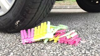 Experiment Car vs Plastic Toys | Crushing Crunchy & Soft Things by Car!