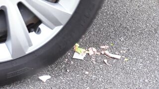 Crushing Crunchy & Soft Things by Car! - EXPERIMENT: BALLOON VS CAR