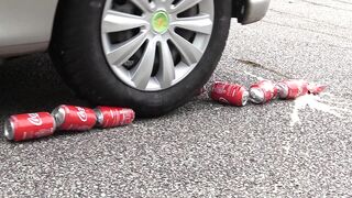 Crushing Crunchy & Soft Things by Car! - EXPERIMENT: MUGS VS CAR - ASMR