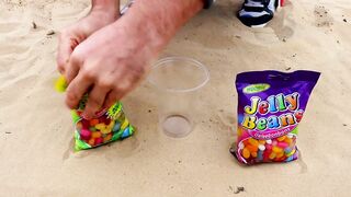 Experiment: Mtn Dew, Coca Cola, Pepsi, Sprite, Fanta vs Jelly Beans vs Mentos