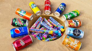 Experiment: Different Fanta, Pepsi, Mtn Dew, Coca-Cola, Royal Club vs Mentos Underground