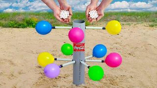 Experiment: Coca-Cola vs Mentos vs Balloons