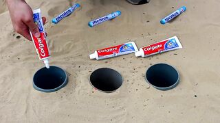 Experiment: Coca-Cola, Mirinda, Sprite vs Toothpaste vs Mentos Underground