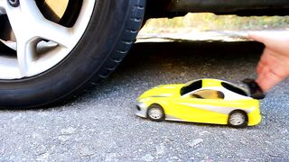 Experiment: Car vs Car toy - Crushing other things by car!