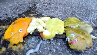 Car vs Vegetables vs Fruits | Crushing Crunchy & Soft Things by Car | Satisfying ASMR Video