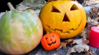 Halloween 2019 - Car vs Pumpkin - Crushing Crunchy & Soft Things by Car | Satisfying ASMR Video