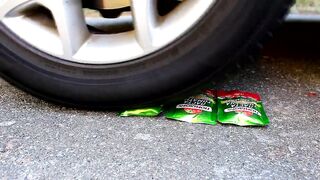 Car vs Things - Rainbow Ducks, Glasses, Soap, Candies and More | Satisfying ASMR Video