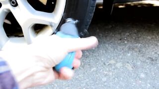 Car vs Watermelon - Crushing Crunchy & Soft Things by Car | Satisfying ASMR Video