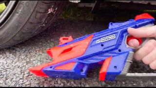 CAR vs NERF | Experiment: Nerf War | Crushing Crunchy and Soft Things By Car! (CCASTBC)