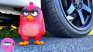 CAR vs ANGRY BIRDS Experiment | Crushing Crunchy and Soft Things By Car! (CCASTBC)