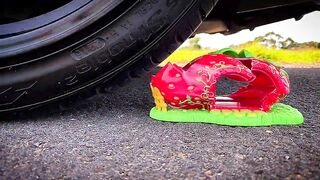 CAR vs PEPPA PIG Experiment | Crushing Crunchy and Soft Things By Car! (CCASTBC)