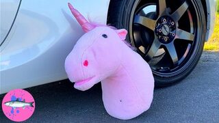 CAR vs UNICORN Experiment | Crushing Crunchy and Soft Things By Car! (CCASTBC)