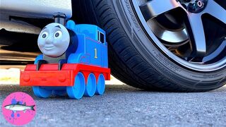 Experiment: CAR vs THOMAS AND FRIENDS | All Thomas The Train Cartoon Characters