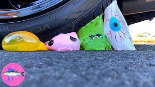 Crushing Crunchy and Soft Things By Car, Squishy, Slimy, Sticky, Squeaky, Relaxing (CCASTBC)