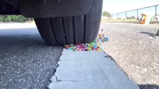 EXPERIMENT: Car vs Crayola (DESTROYED) | SLO MO | Crushing Crunchy & Soft Things by Car