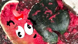 Satisfying ASMR with Soft and crunchy Things |Car crushing Experiment| Car vs Watermelon and Fruit