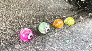Experiment Car vs Fanta, M&M Candy, Color Clay | Crushing Crunchy & Soft Things by Car | EvE