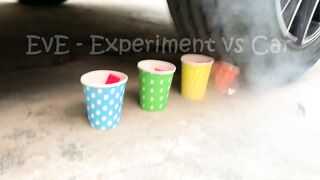 Experiment Car vs Small Balloons vs Pepsi | Crushing Crunchy & Soft Things by Car | EvE