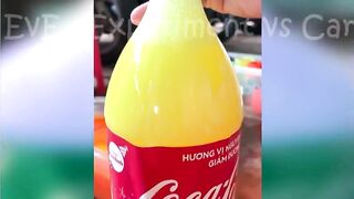 Experiment Car vs Coca Cola vs Rainbow Balloons | Crushing Crunchy & Soft Things by Car | EvE