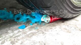 Experiment Car vs Rainbow Candy and Watermelon | Crushing Crunchy & Soft Things by Car | EvE