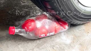 Experiment Car vs Water Balloon and Rainbow Orbeez | Crushing Crunchy & Soft Things by Car | EvE