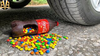 Experiment Car vs Chocolate vs M&M Candy | Crushing Crunchy & Soft Things by Car | EvE