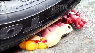 Experiment Car vs Mirinda Balloons vs Coca Cola Fanta | Crushing Crunchy & Soft Things by Car | EvE
