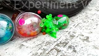 Experiment Car vs Pepsi, Mirinda, Fanta in Balloons | Crushing Crunchy & Soft Things by Car | EvE