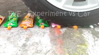 Experiment Car vs Ferrari LaFerrari | Crushing Crunchy & Soft Things by Car | EvE