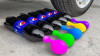 Experiment Car vs Pepsi vs Balloon,Mentos | Crushing Crunchy & Soft Things by Car | EvE