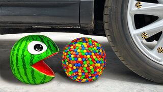Experiment Car vs Watermelon, M&M Candy | Crushing Crunchy & Soft Things by Car | EvE