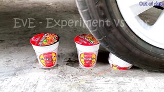 Experiment Car vs Coca Cola and Rainbow Balloons | Crushing Crunchy & Soft Things by Car | EvE
