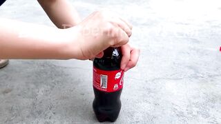 Experiment Car vs Coca Cola and Rainbow Balloons | Crushing Crunchy & Soft Things by Car | EvE