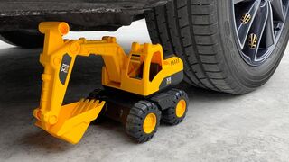 Experiment Car vs Excavator Truck Toy | Crushing Crunchy & Soft Things by Car | EvE