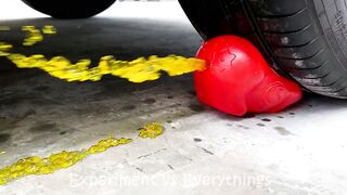 Experiment Car vs Coca Cola, Fanta, Mirinda and Mentos | Crushing Crunchy & Soft Things by Car | EvE