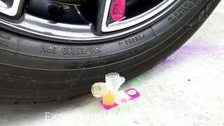 Experiment Car vs Rainbow Balloons | Crushing Crunchy & Soft Things by Car | EvE