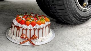Experiment Car vs Cake | Crushing Crunchy & Soft Things by Car