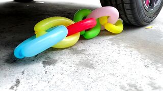 Experiment Car vs M&M Candy in Ice Cream | Crushing Crunchy & Soft Things by Car | EvE